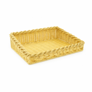 Panier Présentoir Boulangerie & Pâtisserie – Tressé Naturel – Vitrine & Service P02