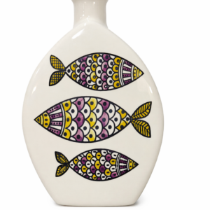 Bouteille Ovale en Céramique – Modèle O-02