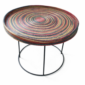 Table en Halfa Naturel – Artisanat Tunisien – Déco Maison