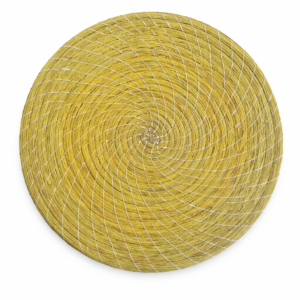 Sous-plat en Halfa Fait Main – Artisanat Tunisien – Modèle H-03