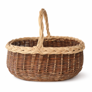 Panier Ovale en Rotin – Rangement & Déco Maison