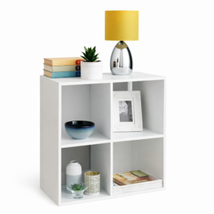 Cube de Rangement Décoratif Blanc