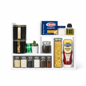 Étagère de Rangement Cuisine Multi-Compartiments