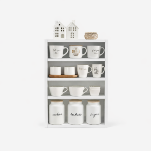 Étagère de Cuisine Blanche