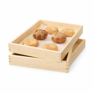 Plateau de Présentation en Bois pour Boulangerie
