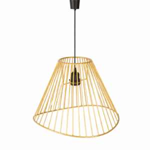 Suspension Filaire Dorée Grand Format